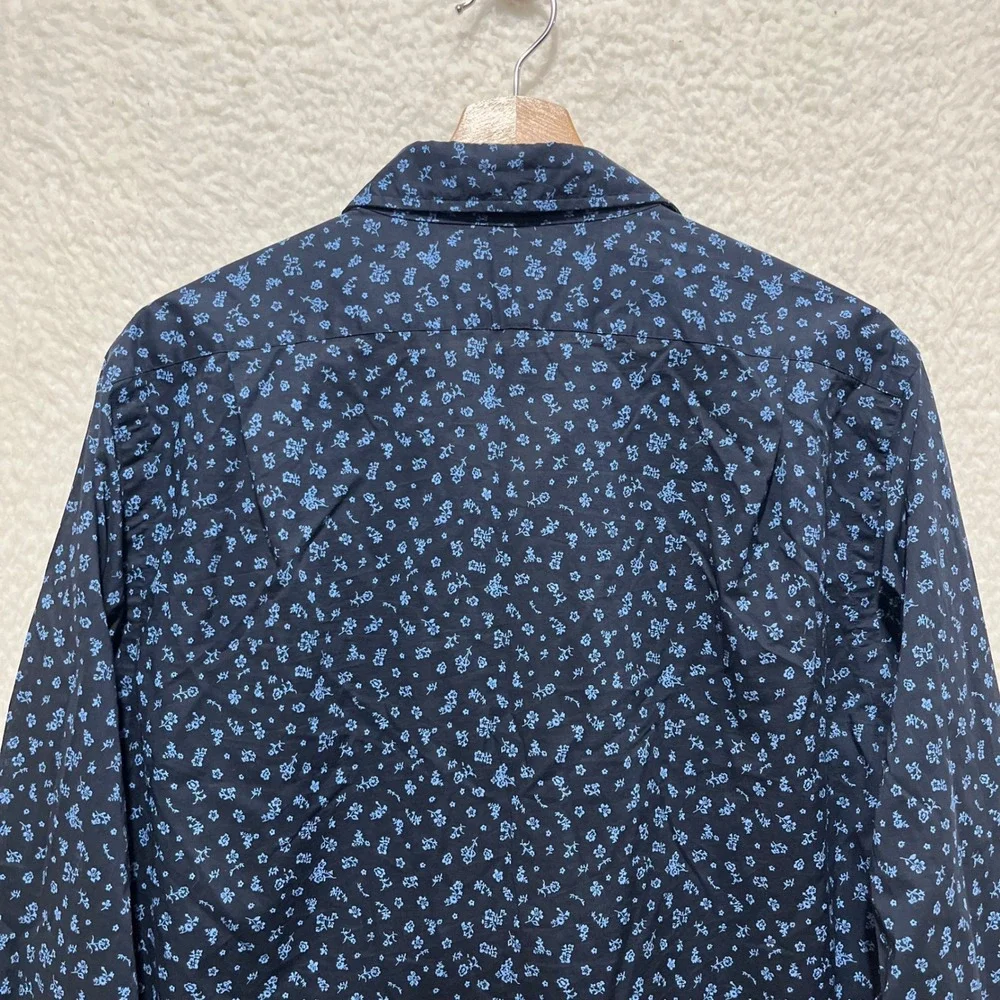 Polo Ralph Lauren Mens Slim‎ Fit Floral Print Button Down Shirt Size Medium